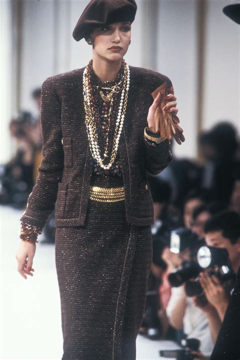 celebreties wearing chanel|Chanel 80s runway.